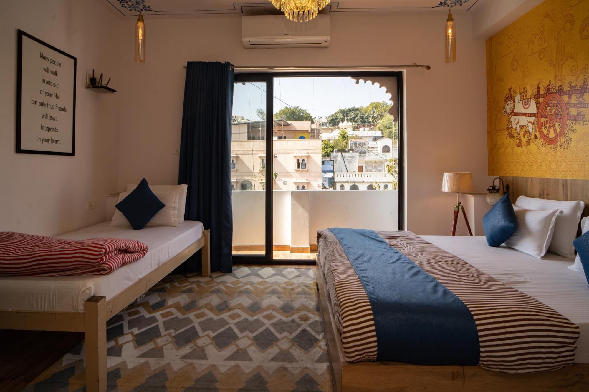 Footprint Hostel Udaipur Bagian luar foto