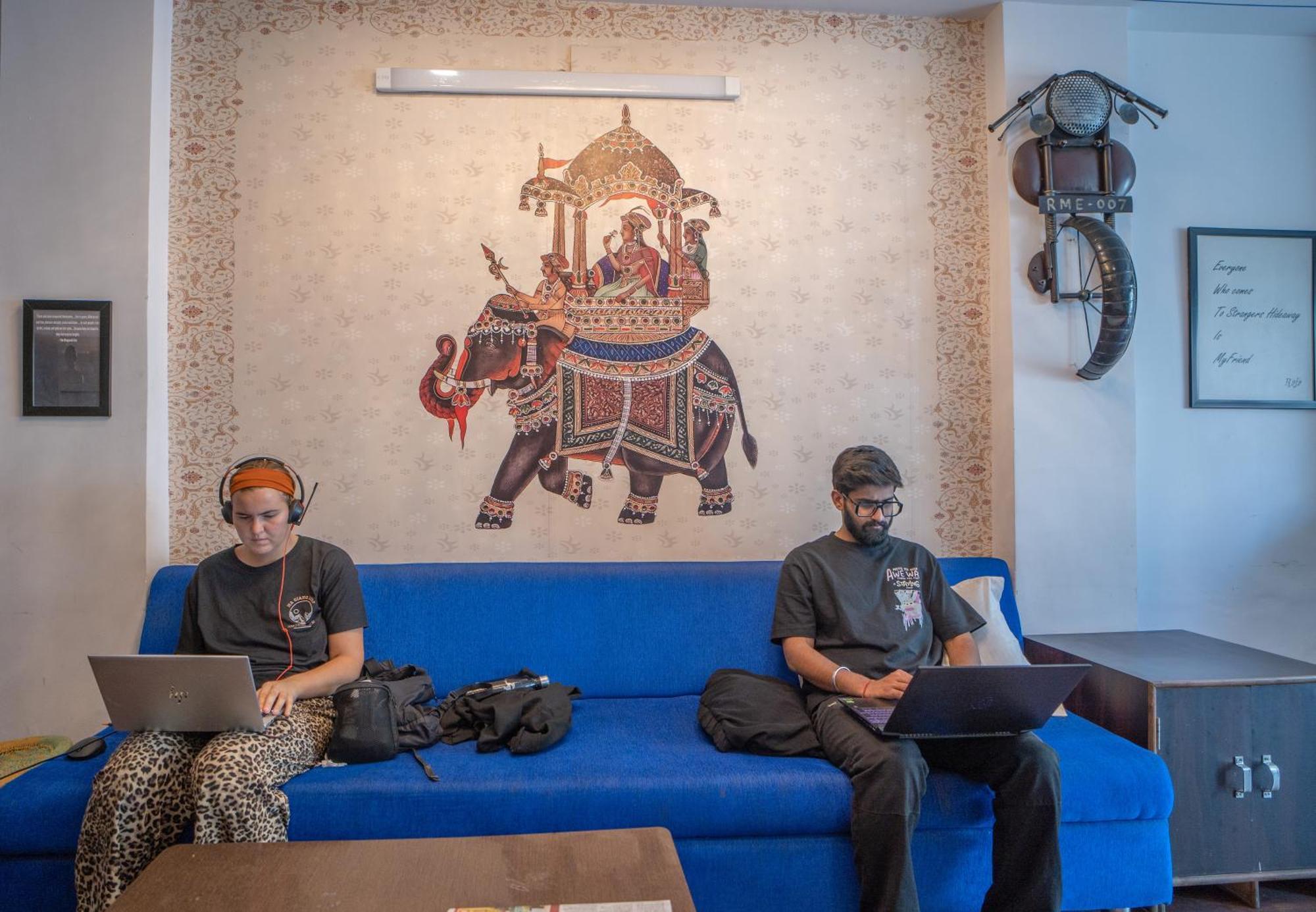 Footprint Hostel Udaipur Bagian luar foto